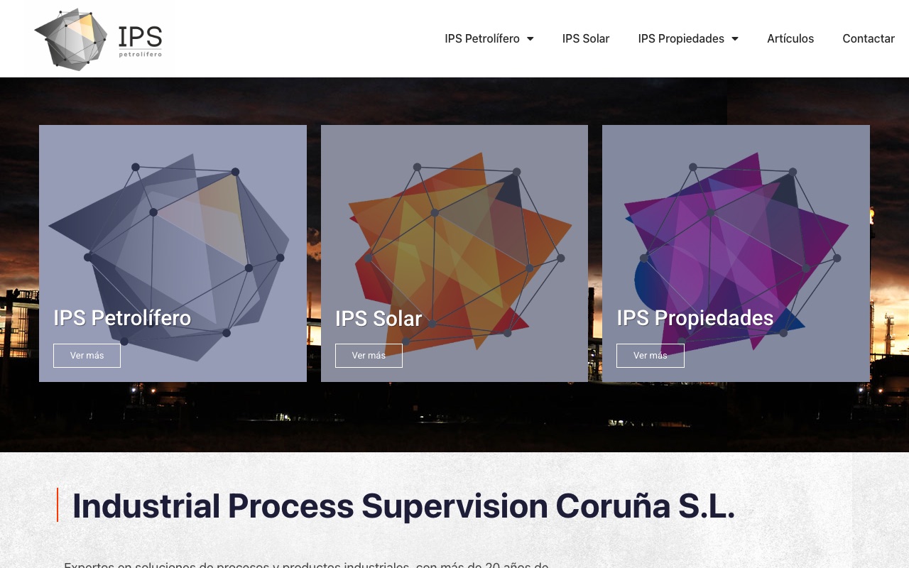 Web corporativa diseñada y posicionada por Paulo Breogán